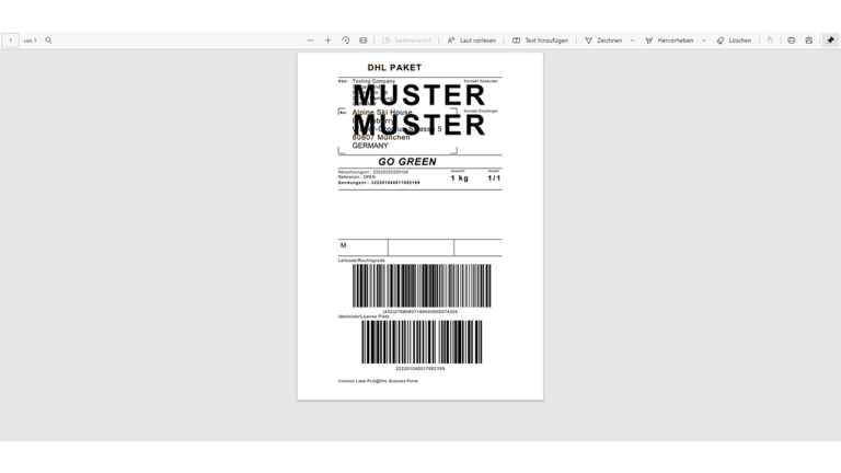 02 nc365–shipcloud connect dhl versandlabel muster