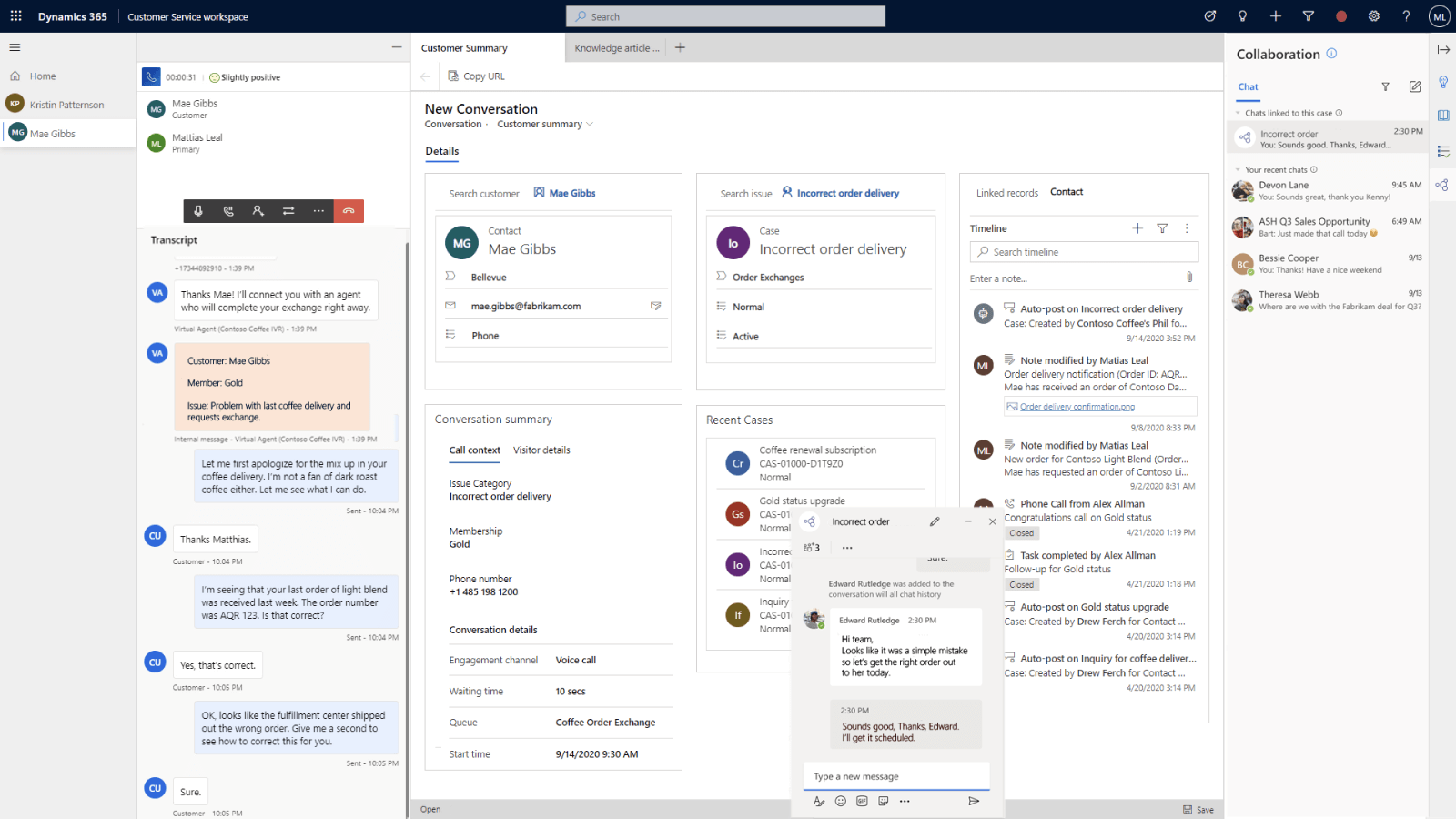 microsoft dynamics 365 customer servce features1