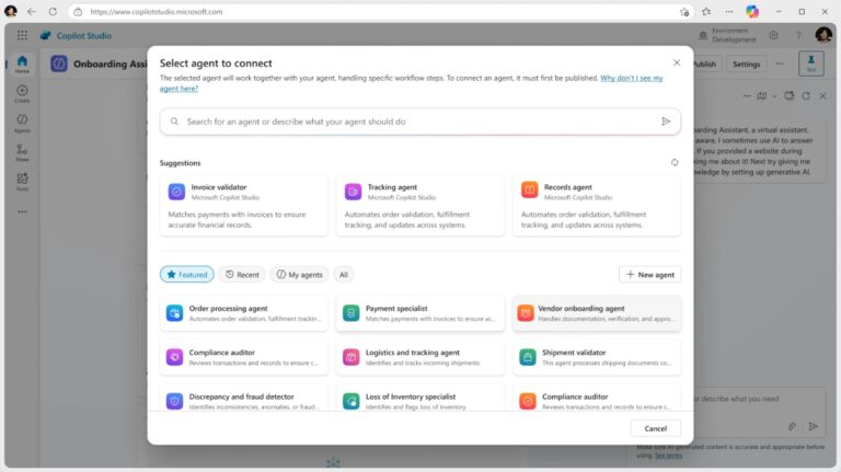 microsoftcopilotstudio agent to connect