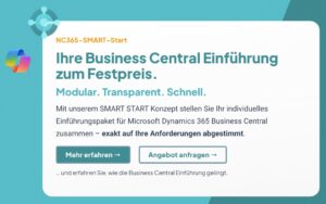 Business Central Einführung zum Festpreis